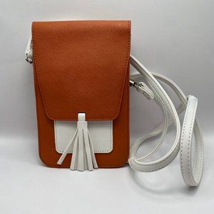 K. Carroll Accessories Harper Phone Crossbody Bag in Orange great for UT Austin